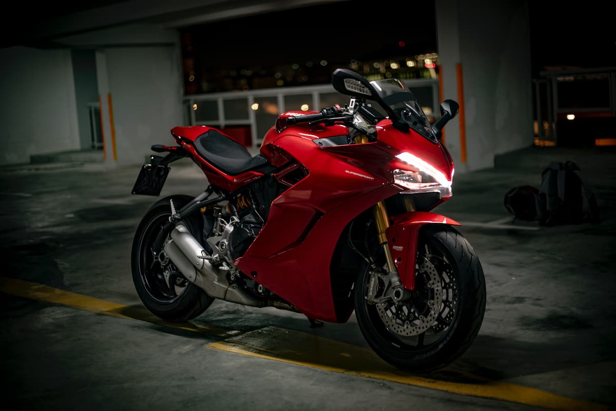 Red Ducati Supersport